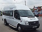Бесплатный автобус Genser в пункт аренды автомобилей АрендаАвто-лкв на Новорязанском шоссе